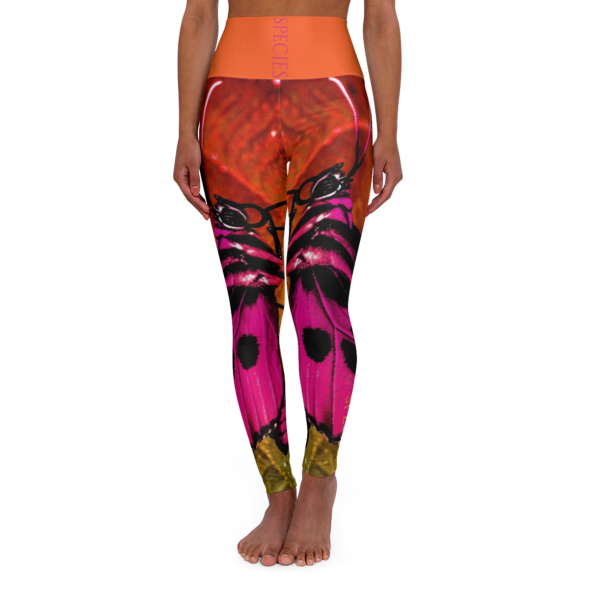 High Waisted Yoga Leggings - NATURE LOVE - Concept Inspired by